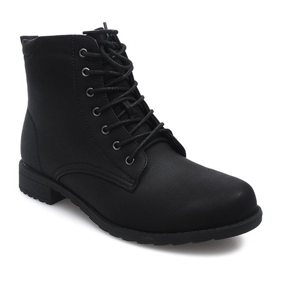 Botas de madera J01 Negro 2