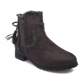 Botas de abrigo Jodhpur Fur W156 Atrovirens marrón 1
