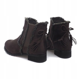 Botas de abrigo Jodhpur Fur W156 Atrovirens marrón 3