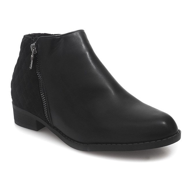 Botas acolchadas QL-51 Black negro 1 Botas acolchadas QL-51 Black negro 1