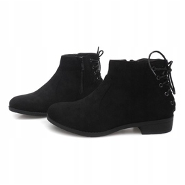Botas clásicas con cordones Y606 Black negro 1