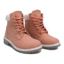 Timberki Trapery 6612 Rosa rosado 3