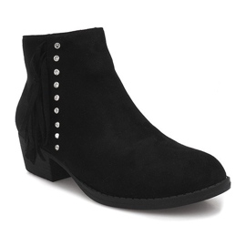 Botines Ante Jodhpur GF001 Negro 4