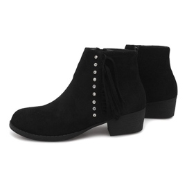 Botines Ante Jodhpur GF001 Negro 2