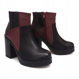 Botas en el talón con una goma de borrar YBS280 Negro 3