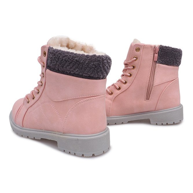 Botas Timber Warm DD498-6 Rosa rosado 1