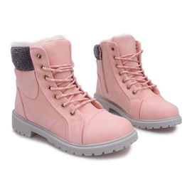 Botas Timber Warm DD498-6 Rosa rosado 3