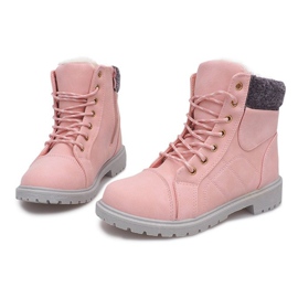 Botas Timber Warm DD498-6 Rosa rosado 4