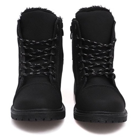 Tramperos Timberki Aislados DD498-1 Negro 2