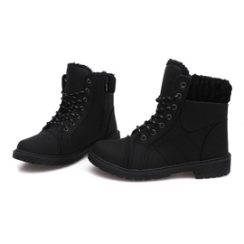 Tramperos Timberki Aislados DD498-1 Negro 3