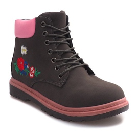 Botas de madera con aislamiento SJ1669-6 Gris 2