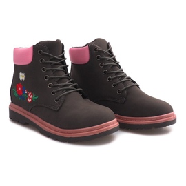 Botas de madera con aislamiento SJ1669-6 Gris 3