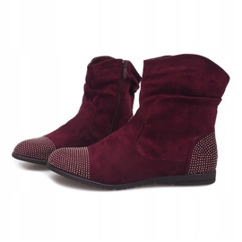 Botines de ante Jodhpur boots B03 Rojo 1