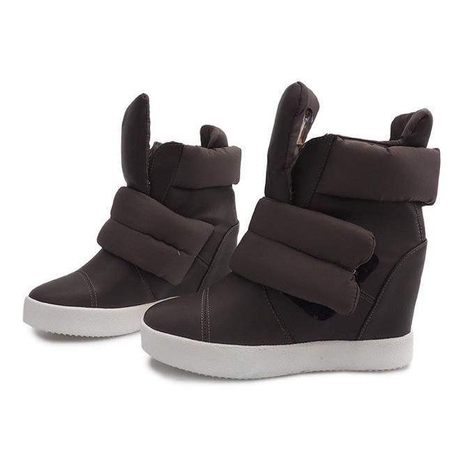 Zapatillas Warm Wedge 01-3 Caqui verde 1