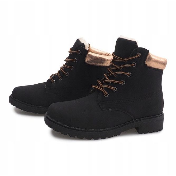 Warm Timber Trappers 8589 Negro 2