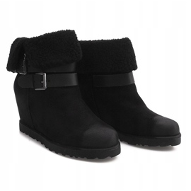 Botas cálidas en cuña 18-8 negro 2