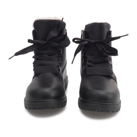 Botas de madera con aislamiento TL037-3 Negro 2 Botas de madera con aislamiento TL037-3 Negro 2