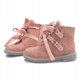 Botas extravagantes cálidas TL0129-3 Rosa rosado 4