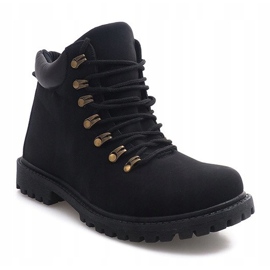 Botas de madera B789 Negro 2
