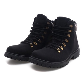Botas de madera B789 Negro 3