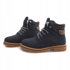 Botas Timber Warm SJ8043 Azul Marino 2