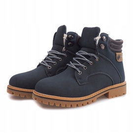 Botas Timber Warm SJ8043 Azul Marino 3