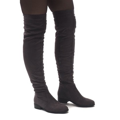 Botas de ante QQ006 # Gris 1 Botas de ante QQ006 # Gris 1