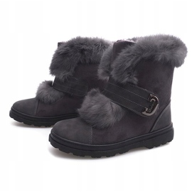 Warm Timberki Bows DD492-4 Gris 1