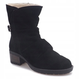 Botas de ante con piel 1226-PA Negro 1 Botas de ante con piel 1226-PA Negro 1