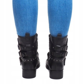 Botas cálidas con hebilla M172 Negro 1 Botas cálidas con hebilla M172 Negro 1