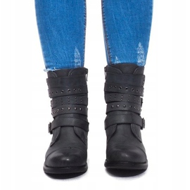 Botas cálidas con hebilla M172 Gris 2 Botas cálidas con hebilla M172 Gris 2