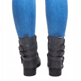 Botas cálidas con hebilla M172 Gris 4