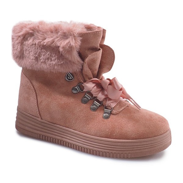 Botas con piel 8898 Rosa 1