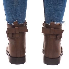 Botas Chelsea sólidas y aisladas 740 Camel marrón 4