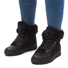 Zapatillas Warm KB-045 Negro 1