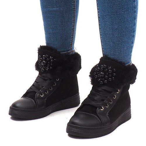 Zapatillas Warm KB-045 Negro 1