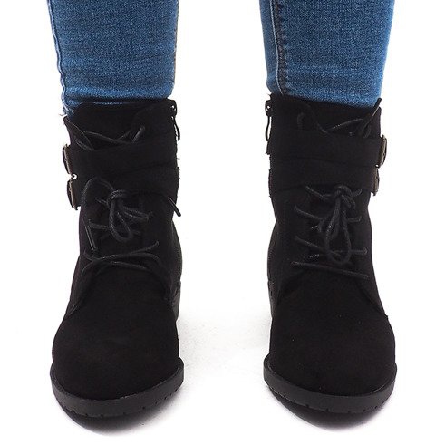 Warm Booties Jodhpur boots H7187 Negro 2