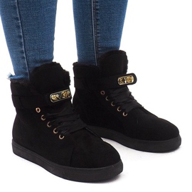 BM Zapatillas Warm BOK-1122 Negro 3