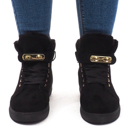 BM Zapatillas Warm BOK-1122 Negro 2