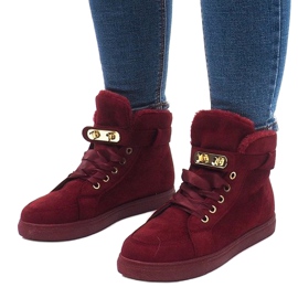 Zapatillas Warm BOK-1122 Rojo 2