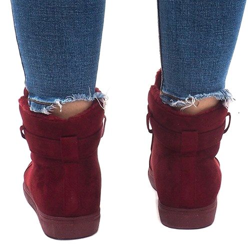 Zapatillas Warm BOK-1122 Rojo 1