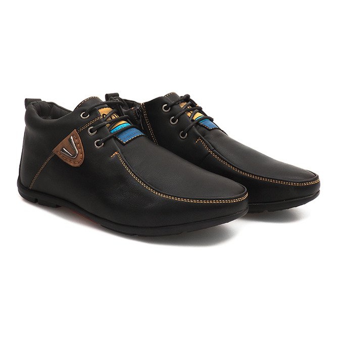 Botas altas y cálidas atadas WF622-3 Negro 1 Botas altas y cálidas atadas WF622-3 Negro 1
