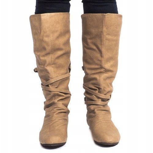 Botas altas con aislamiento E0362-7 Beige 1 Botas altas con aislamiento E0362-7 Beige 1