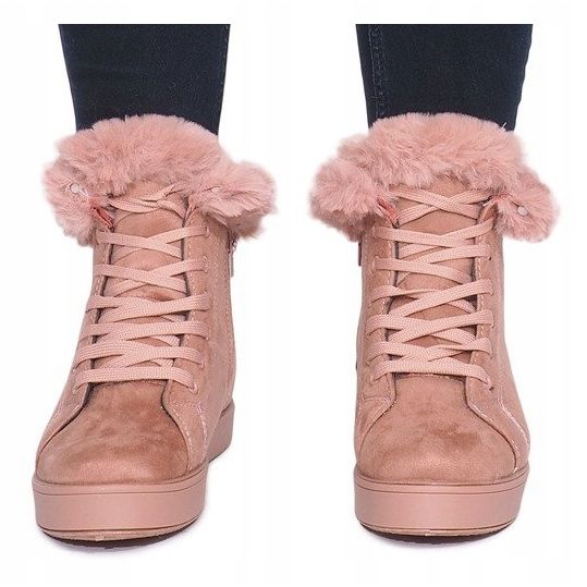 Zapatillas Warm XY-288 Pink rosado 1