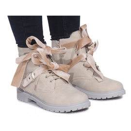 Botas extravagantes cálidas TL0129-4 Beige 2