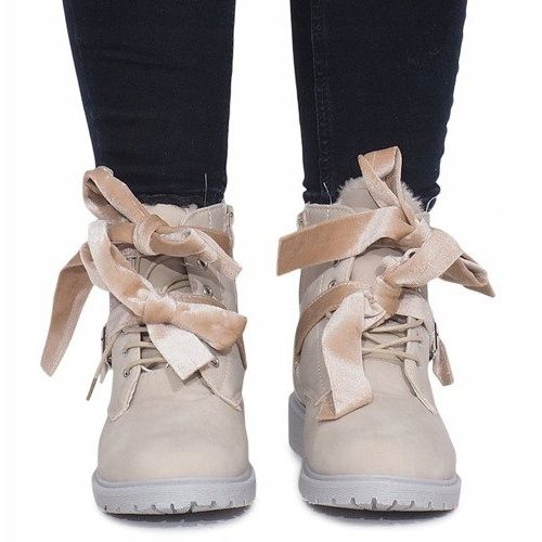 Botas extravagantes cálidas TL0129-4 Beige 1 Botas extravagantes cálidas TL0129-4 Beige 1