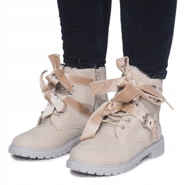 Botas extravagantes cálidas TL0129-4 Beige 5