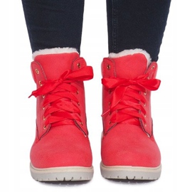 Tramperos Timberki aislados TL0127-4 Rojo 1