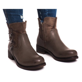 Botas de abrigo 4417 Caqui multicolor verde 1 Botas de abrigo 4417 Caqui multicolor verde 1