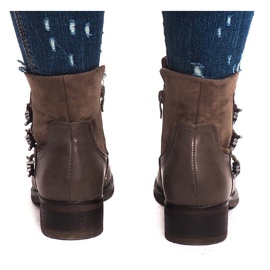 Botas de abrigo 4417 Caqui multicolor verde 3